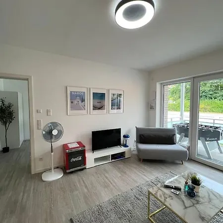 Luxurioeses Apartment,Neubau, 4 Personen, Parkplatz, Griechischer Stil Bochum Exterior foto